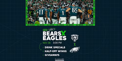 Eagles vs Bears \ud83e\udd85