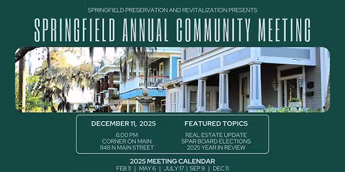 Springfield Annual Community Meeting