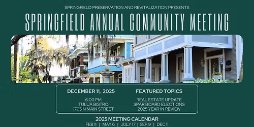 Springfield Annual Community Meeting