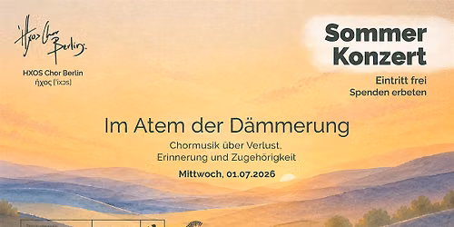 \u2018HXOS Chor Sommerkonzert