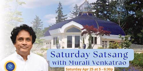 Satsang with Murali Venkatrao at the Ananda Washington Blue Lotus Temple
