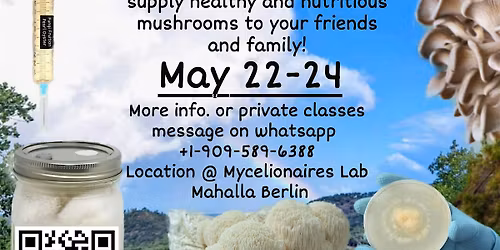 3 Day Mushroom Cultivation Course