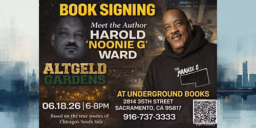 Author Talk Featuring Harold "Noonie G" Ward