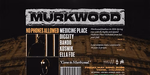 MURKWOOD | MEDICINE PLACE | 2026.05.22 | VESSEL | COLUMBUS, OH