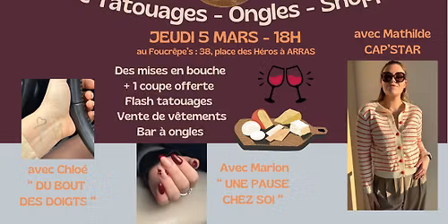 Soir\u00e9e Tatouages - Ongles - Shopping