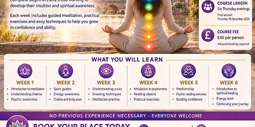 Psychic Development Course Chester November 2026