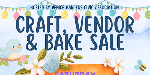 VGCA Craft, Vendor and Bake Sale