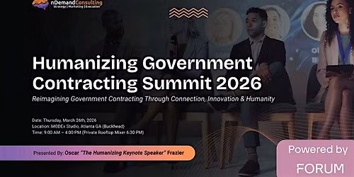 Humanizing Government Contracting Summit 2026