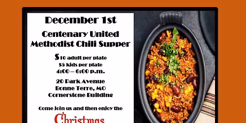 Centenary United Methodist Chili Supper