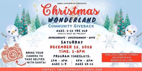 Christmas Wonderland Community Giveback