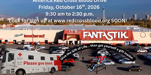 American Red Cross Blood Drive October 16th, 2026 
