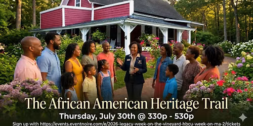 African American Heritage Trail of Martha\u2019s Vineyard (AAHTMV)