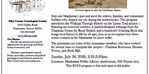 Walking Through History on the Linear Trail