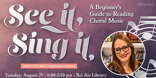See it, Sing it: A Beginner's Guide to Reading Choral Music