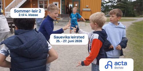 Sommerleir 2 for 2.-4.klasse