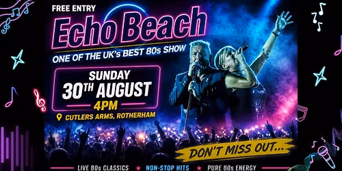 Echo Beach - Free Entry - Rotherham