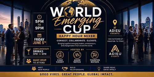 World Emerging Cup Happy Hour Mixer