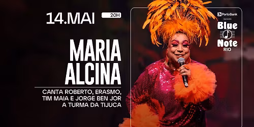 MARIA ALCINA CANTA ROBERTO, ERASMO, TIM MAIA E JORGE BEN JOR  - A TURMA DA TIJUCA