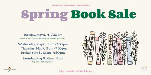 Spring Book Sale