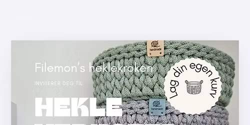 Hekle verksted- lag din egen kurv