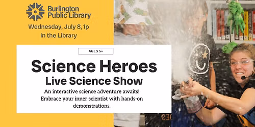 Live Science Experiments with Science Heroes