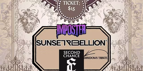 Rock Night @ Atmosphere with Imposter, Sunset Rebellion, Second Chances, BlackWood