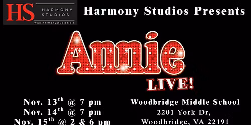 Annie Live! - Nov. 15th @ 6pm