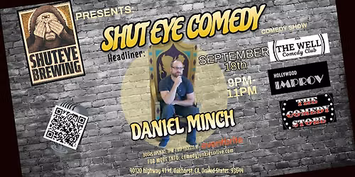 Shuteye Comedy headlining Danny Minch