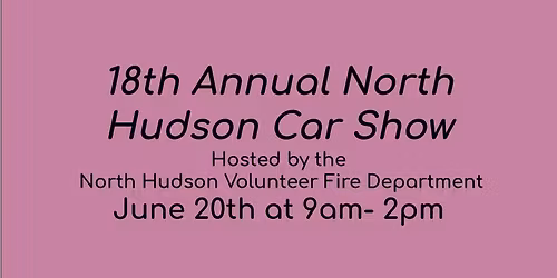18th Annual North Hudson Car Show