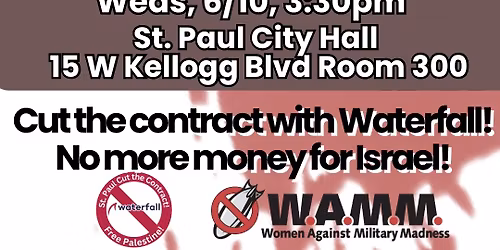 Pack the St Paul City Council Meeting for Palestine!