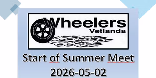 Wheelers Start of Summer Meet 2026