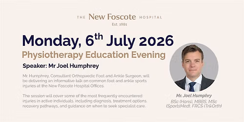 Physiotherapy Education Evening at The New Foscote Hospital