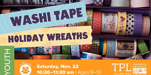 Washi Tape Holiday Wreaths