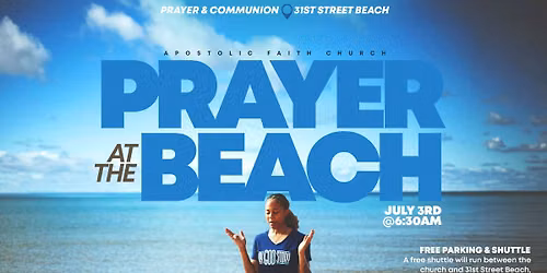 Prayer & Communion at 31st Street Beach