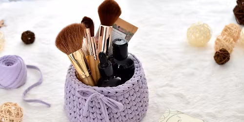 Introduction to the Tshirt yarn Make a small crochet basket