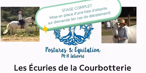 Stage \u00c9quitation et postures avec Marie H\u00e9l\u00e8ne Leli\u00e8vre le 13 Mars 2026