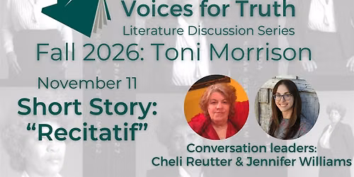 Voices for Truth: Toni Morrison Short Story - \u201cRecitatif\u201d