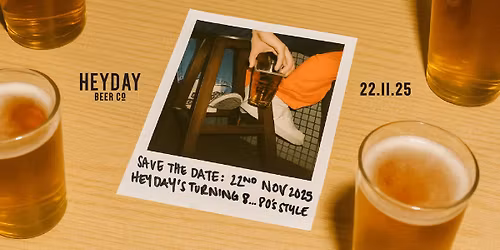 Heyday's Turning 8... 80's style!