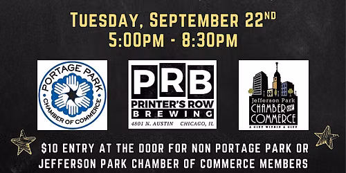 Portage Perks Happy Hour Networking Event with the Jefferson Park Chamber