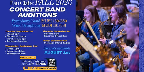 Concert Band Auditions