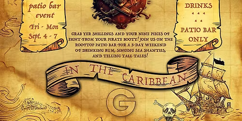 PIRATES IN THE CARIBBEAN ROOFTOP PATIO PARTY