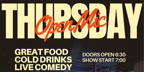 Thursday Night Open Mic