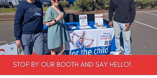 CASA Booth at the Salem Saturday Market