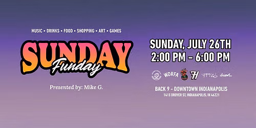 Sunday Funday  - July 26th 2026 (Back 9)