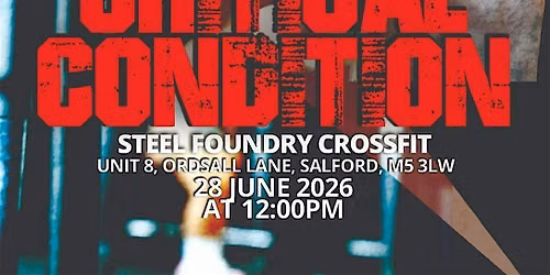 GET UP, GET IT DONE (MANCHESTER) - Critical Condition