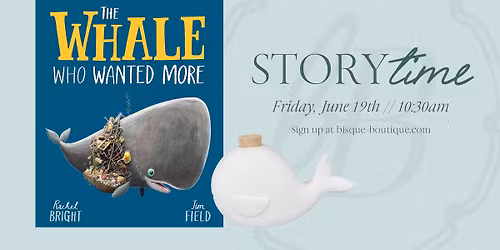 Friday StoryTime: The Whale Who Wanted More