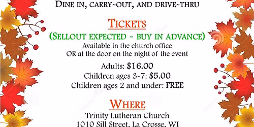 Trinity's Annual Meatball Dinner