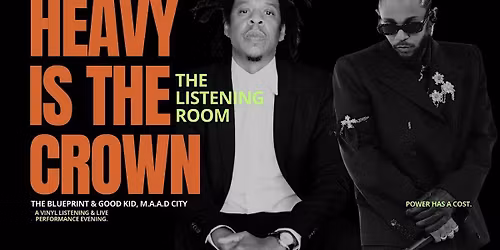 Heavy Is The Crown - A Listening Room Edition | RecconectLDN