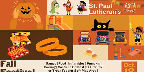 St. Paul Lutheran's 62nd Annual Fall Festival 