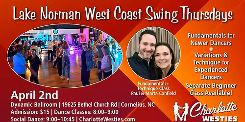 Lake Norman West Coast Swing Thursday